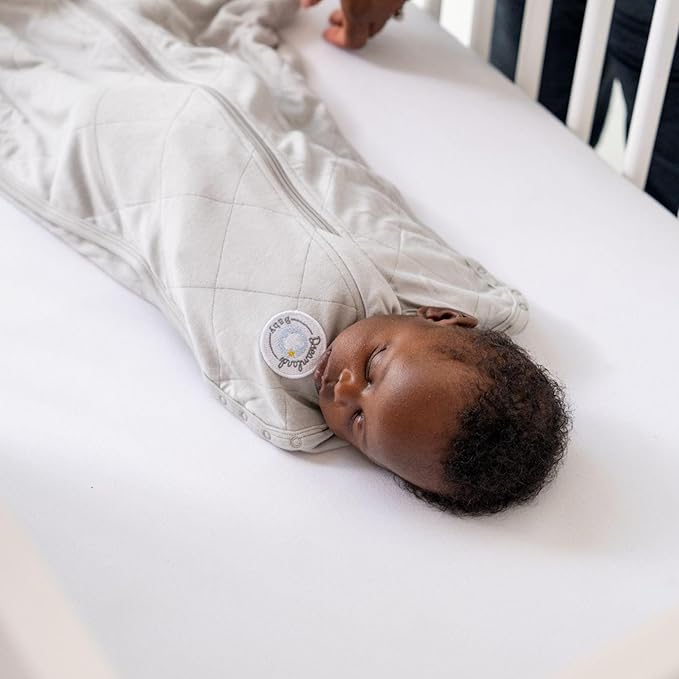 DREAMLAND BABY Bamboo Viscose Swaddle Sleep Sack (0-6 Months). Ultra Soft Swaddle Blanket w/Built in Band. 95% Viscose, 5% Spandex (Mauve)