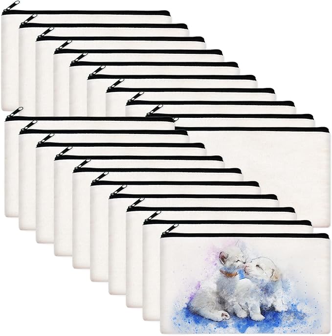 Legigo Blank Canvas Bag Zipper Pouch Makeup Bags Bulk - Image 8