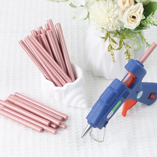 60pcs Wax Seal Sticks, Rose Gold Sealing Wax Sticks, HOSEALING Glue Gun Wax - Image 5