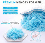 VVZ Cooling Bed Pillows Queen Size Set of 2, Shredded Memory Foam Pillows - Image 5