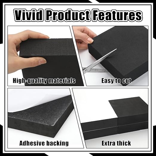 4 Pcs 1.5" Thick Foam Padding Sheet - Image 3