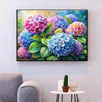EIBEILI Diamond Art Kits for Adults-Hydrangea Flowers Diamond Painting Kits | - Image 3
