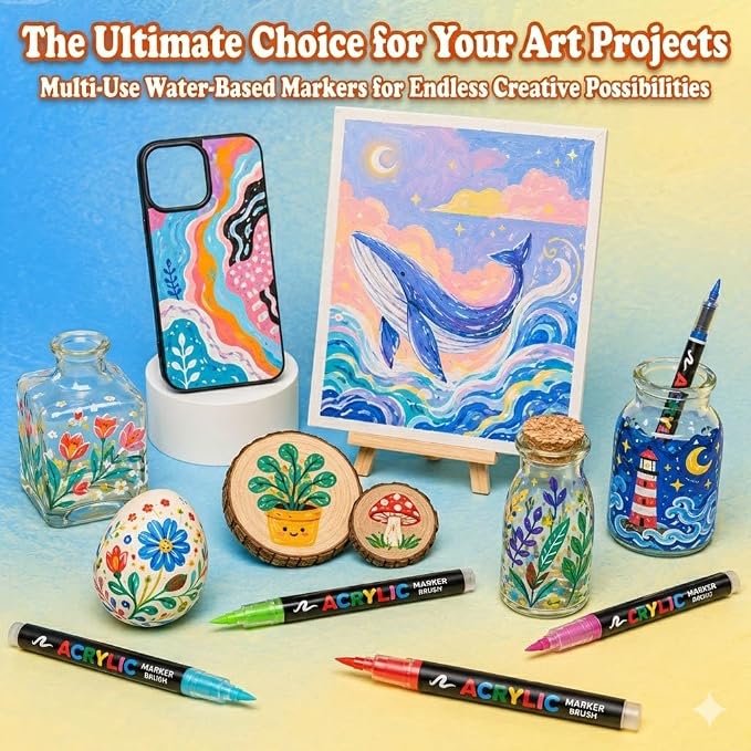 360 Colors Acrylic Paint Markers - Image 8