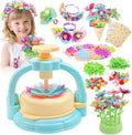Flower Craft Kit for Kids Ages 4-8 – DIY Fabric Bouquet Toy for Girls and Boys by GILI