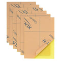 6 PCS Transparent Fluorescent Yellow Cast Acrylic Sheets 8" x 12" x 0.118" by MaterialsParts