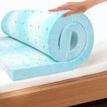 EGO Topper 4 Inch Twin XL Memory Foam Mattress Topper, Gel Foam Mattress Topper by MLILY