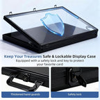 Portable Card Show Display Case 34"x22", Aluminum Trade Show Display Case - Image 3