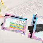 Custom Princess Castle Pink Sky Pencil Pouch - Image 5