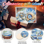 8 Pack Beach Diamond Art Coasters, Seaside Diamond Painting Coasters Kits | - Image 7