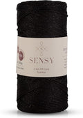 Sensy Premium 2mm 251 Yards Sparkle Polyester Rope 90% Polypropylene 10% by SSENSY