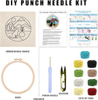 HYINUS DIY Punch Needle Kit for Beginners, All-in-One Embroidery Starter Set - Image 3