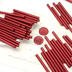 60pcs Wax Seal Sticks, Flame Red Sealing Wax Sticks, HOSEALING Glue Gun Wax - Image 2
