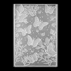 3D Embossing Folders, Textured Flowers Leaves Embossed Template 5x7 Inch by NQEUEPN