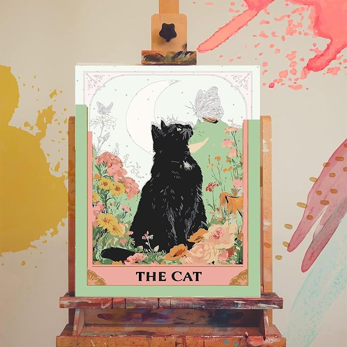 xackcme Cat Paint by Numbers for Adults - Image 3