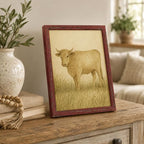 puthiac 11x14 Rustic Farmhouse Picture Frame, Barn Red, 1 Pack | Distressed MDF - Image 7