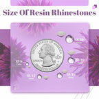 12000PCS 2mm Resin Rhinestones in Bulk, Bedazzling Flatback Crystals Rhinestones - Image 3