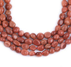 HAAMIIQII Natural Gold Sandstone Pebble Stone 5-8mm Small Irregular Freeform - Image 4