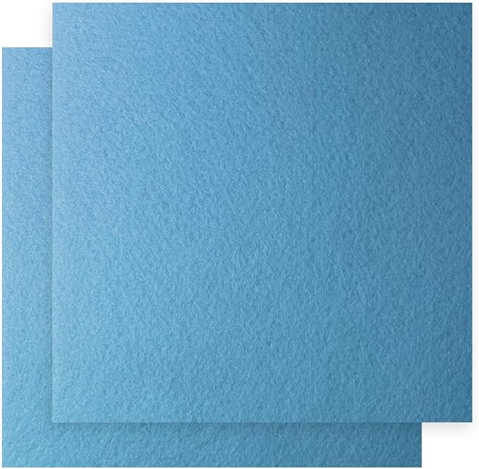 12" x 12" Felt Fabric Sheets for Crafts, Squares Felt Fabric Sheets, 1mm Thick by Unknown