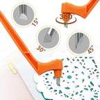 Orange Craft Cutting Tools Pen | 3 Different 360 Degree Rotating Blades - Image 4