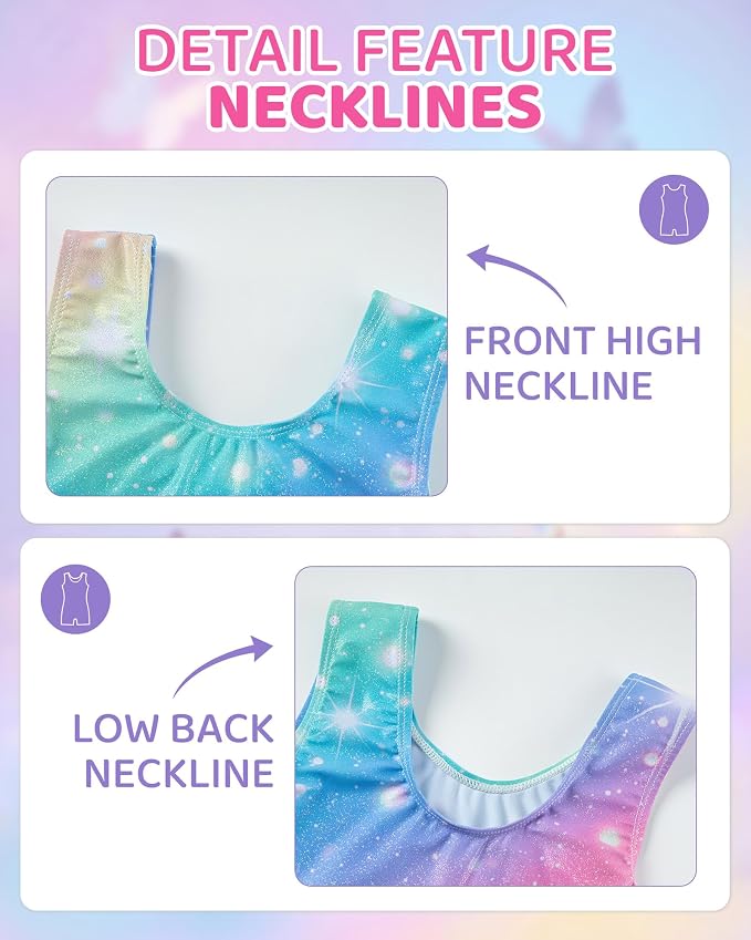 DIPUG 3 Pack Gymnastics Leotards - Image 5