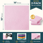 Felt Fabric Sheet 18 x 18 Inch, 1.6mm Thick | Soft and Flexible Nonwoven - Image 2