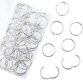 AKONEGE 1.2 Inch Loose Leaf Binder Rings, Metal Office Book Rings, Nickel by AKONEGE
