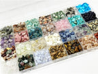 Jewelry Making Kits with 28 Colors Gemstone Chips, Crystal Bead Ring Maker Kit - Image 3
