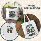 Tintnut Turquoise Cowhide Heat Transfer Vinyl Roll, easy cut & weed, stretch - Image 5
