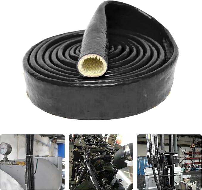 Fuel Line Heat Shield Insulation Heat Shielded Fire Thermo Armor Fire Sleeve - Image 4