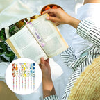 Liliaafar 8 Pcs Back to School Flower DIY Beadable Bookmarks Craft Kit - Image 6