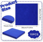 12" x 12" Squares Felt Sheets Fabric, 1mm Thick Halloween Christmas Fabric Fall - Image 2
