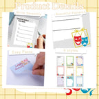 Drama Sticky Notes Gifts, 9 Pack Theater Notepads 3x4 Inches, Musical Clown - Image 3