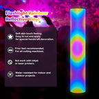 TECKWRAP Black Holographic Reflective Adhesive Vinyl Flashlight Sensitive Vinyl - Image 3