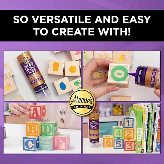 Aleene's Turbo Tacky Glue for Crafts in Always Ready Bottle, Strong Bond - Image 6