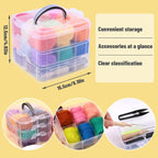 JUPEAN Needle Felting Kit, 24 Colors Wool Roving, Complete Needle Felting - Image 4