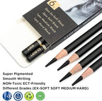 Brusarth Professional Charcoal Pencils Drawing Set - Image 3