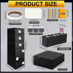 Trading Card Storage Box, 14400+ Card Organizer - Image 2