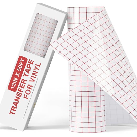 YRYM HT Clear Vinyl Transfer Paper Tape Roll by YRYMHT