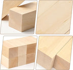 10 Pack Basswood Carving Blocks, Unfinished Wood Whittling Blocks - Image 3