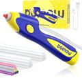 Blue Cordless Hot Glue Gun, 6s Fast Preheating, Auto Dispensing Dripless by DOINOW