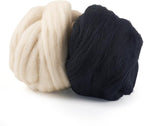100G Needle Felting Wool Black Wool Roving - Image 7