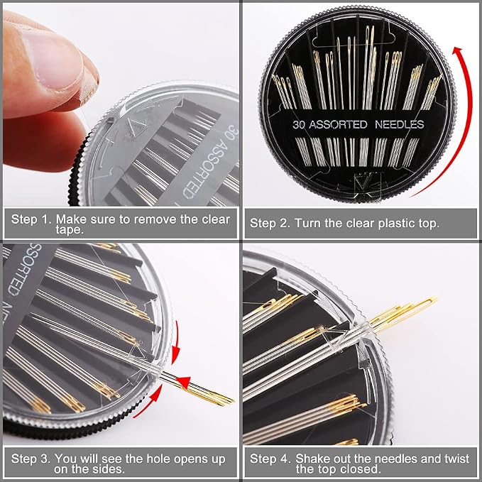 Premium 30/60 Pack Sewing Needles - Image 2