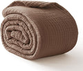 100% Cotton Muslin Blanket California King 120" x 90", 6 Layers Breathable and by Kozyhvn