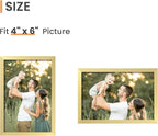 upsimples 4x6 Picture Frame Set of 3, Made of High Definition Glass - Image 5
