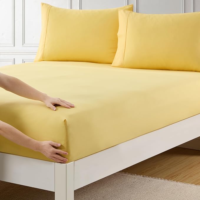 King Size Fitted Sheet Only by SweetHomeCollection