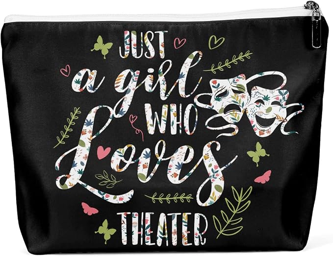 Cute Theater Makeup Bag Theater Gifts Theater Decor Stuff by zcyxuuw
