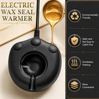 Black Electric Wax Seal Warmer for Melting Wax Beads DIY Wax Seal Stamp Craft - Image 6