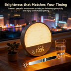 Vivilumens Sunrise Alarm Clock, Gentle Wake-Up Light & Sound Machine, Dual - Image 8