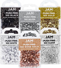 JAM PAPER Colorful Push Pins by JAMPaper
