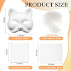 Seenelling DIY Therian Mask Kit Blank Cat Mask - Image 2